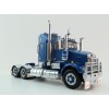 Iconic Replicas - Kenworth W900 SAR Aerodyne 6x4 Truck Metallic Blue Spider Wheels - Scale 1:50