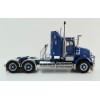 Iconic Replicas - Kenworth W900 SAR Aerodyne 6x4 Truck Metallic Blue Spider Wheels - Scale 1:50