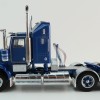 Iconic Replicas - Kenworth W900 SAR Aerodyne 6x4 Truck Metallic Blue Spider Wheels - Scale 1:50