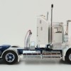 Iconic Replicas - Kenworth W900 SAR Aerodyne 6x4 Truck White Blue Spider Wheels - Scale 1:50