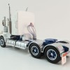 Iconic Replicas - Kenworth W900 SAR Aerodyne 6x4 Truck White Blue Spider Wheels - Scale 1:50
