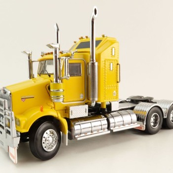 Iconic Replicas - Kenworth W900 SAR Aerodyne 6x4 Truck Yellow - Scale 1:50