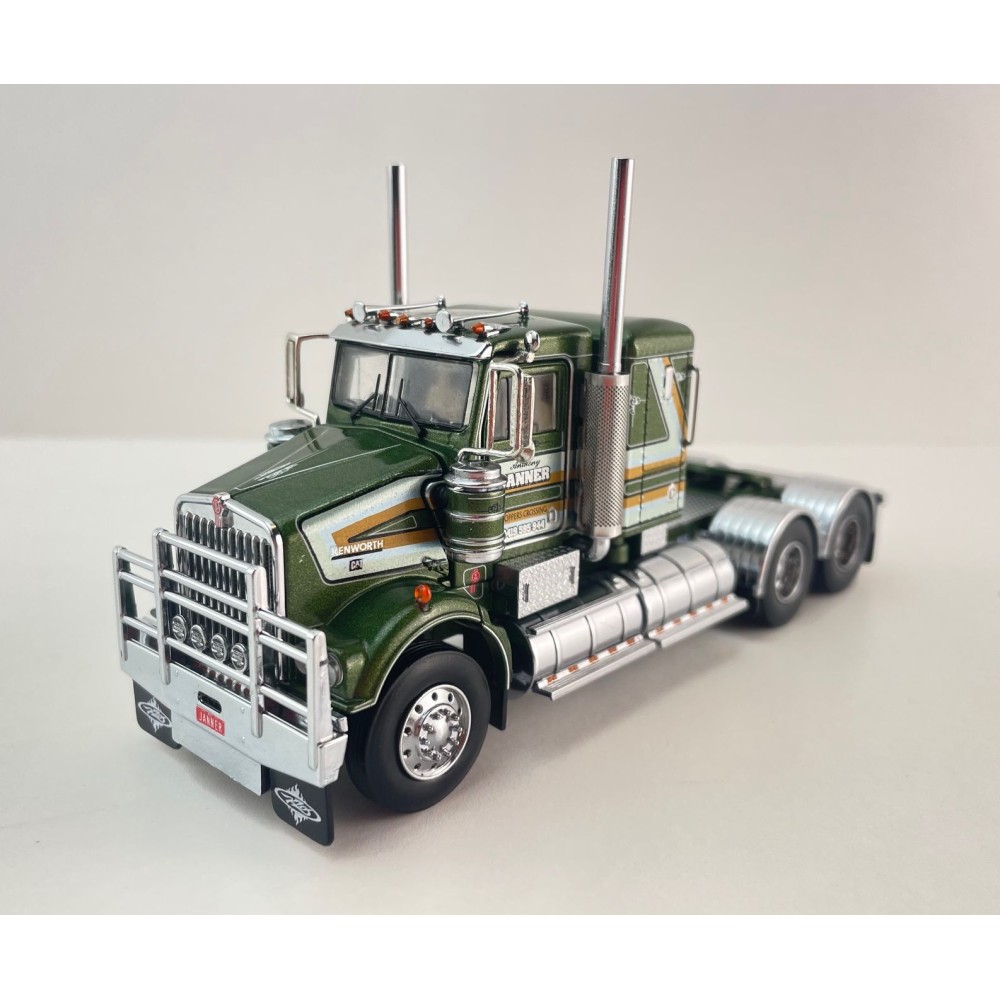 Iconic Replicas - Kenworth W900 SAR Low Bunk 6x4 Prime Mover Anthony Janner Transport - Scale 1:50
