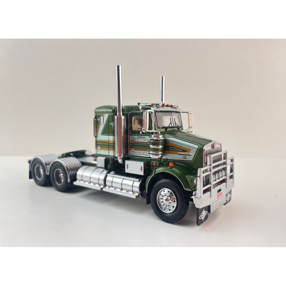 Iconic Replicas - Kenworth W900 SAR Low Bunk 6x4 Prime Mover Anthony Janner Transport - Scale 1:50