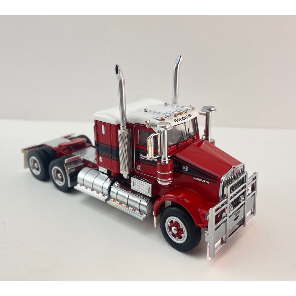 Iconic Replicas - Kenworth W900 SAR Low Bunk 6x4 Prime Mover Roccisano Transport - Scale 1:50