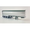 CNJ Collectables - Sloanbuilt Aluminium Triaxle TOA Tipper Trailer Bicentenial Green Cover - Scale 1:50