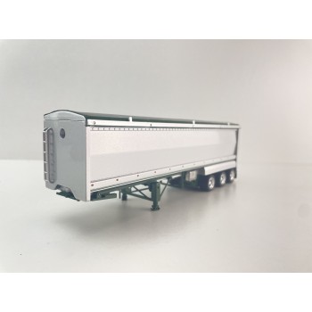CNJ Collectables - Sloanbuilt Aluminium Triaxle TOA Tipper Trailer Bicentenial Green Cover - Scale 1:50