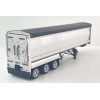 CNJ Collectables - Sloanbuilt Aluminium Triaxle TOA Tipper Trailer Deep Black Cover - Scale 1:50
