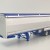 CNJ Collectables - Sloanbuilt Aluminium Triaxle TOA Tipper Trailer Kenworth Blue Cover - Scale 1:50