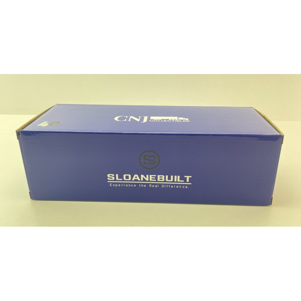 CNJ Collectibles - Sloanbuilt Aluminium Triaxle TOA Tipper Trailer Red Cover - Scale 1:50