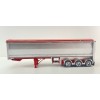 CNJ Collectibles - Sloanbuilt Aluminium Triaxle TOA Tipper Trailer Red Cover - Scale 1:50