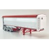 CNJ Collectibles - Sloanbuilt Aluminium Triaxle TOA Tipper Trailer Red Cover - Scale 1:50