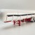 CNJ Collectibles - Sloanbuilt LPG Gas Tanker 3 axle Trailer Red White - Scale 1:50