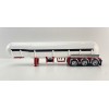 CNJ Collectibles - Sloanbuilt LPG Gas Tanker 3 axle Trailer Red White - Scale 1:50