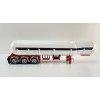 CNJ Collectibles - Sloanbuilt LPG Gas Tanker 3 axle Trailer Red White - Scale 1:50
