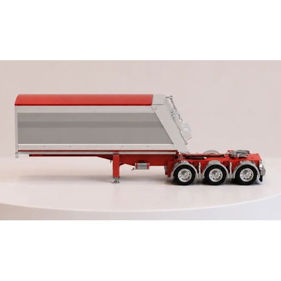 CNJ Collectables - Sloanbuilt Triaxle Tipper A-Trailer Chassis Red - Scale 1:50 PRE-ORDER