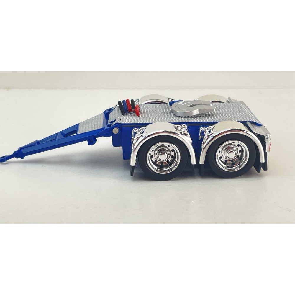 CNJ Collectables - Sloanebuilt Bogie Converter Dolly Kenworth Blue - Scale 1:50