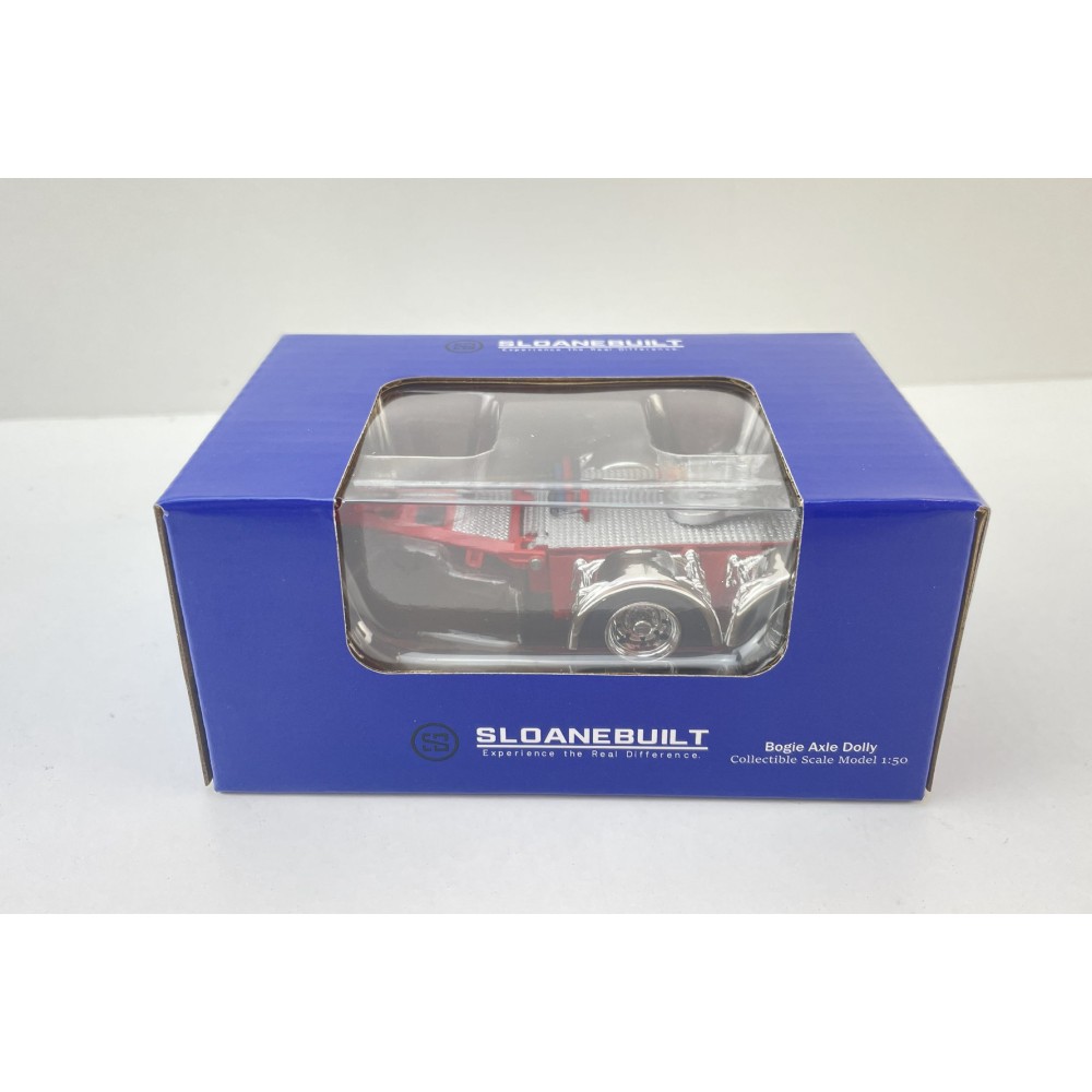 CNJ Collectibles - Sloanebuilt Bogie Converter Dolly Red - Scale 1:50