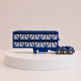 CNJ Collectables - Two Deck Livestock Crate A-Trailer 3 Axle Trailer Chassis Blue - Scale 1:50 PRE-ORDER