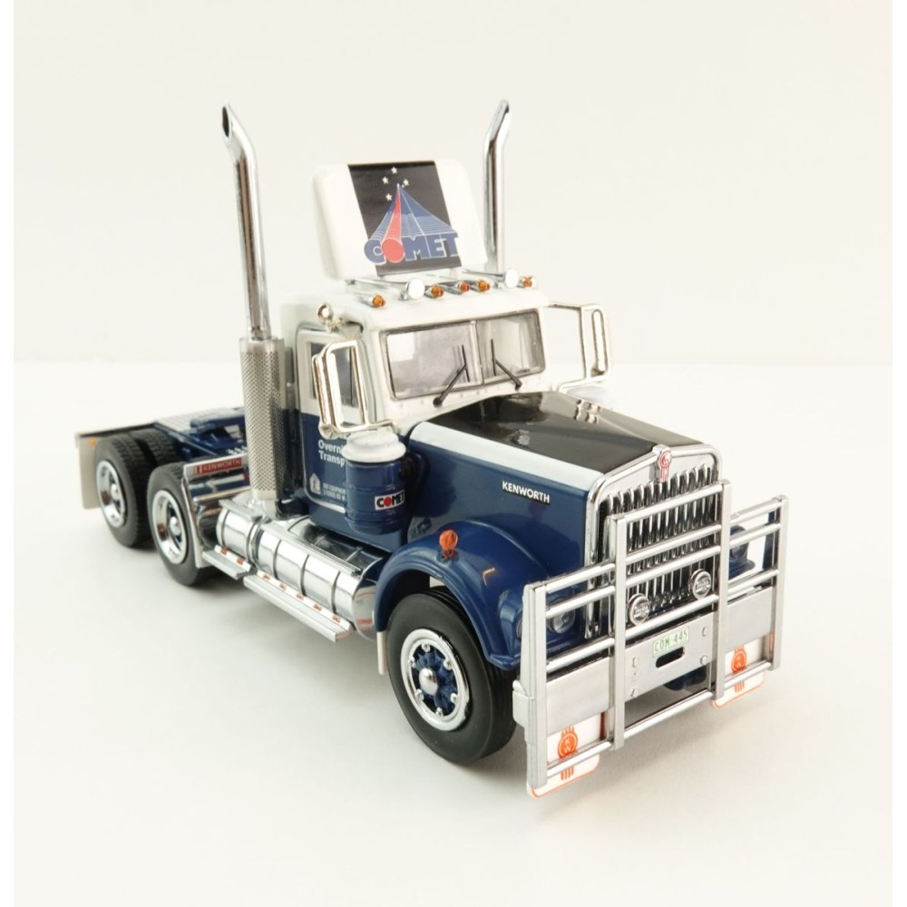 Iconic Replicas - Australian Kenworth W900 6x4 Day Cab Truck Comet Transport - Scale 1:50