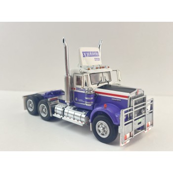 Iconic Replicas - Australian Kenworth W900 6x4 Day Cab Truck Kwikasair Transport - Scale 1:50