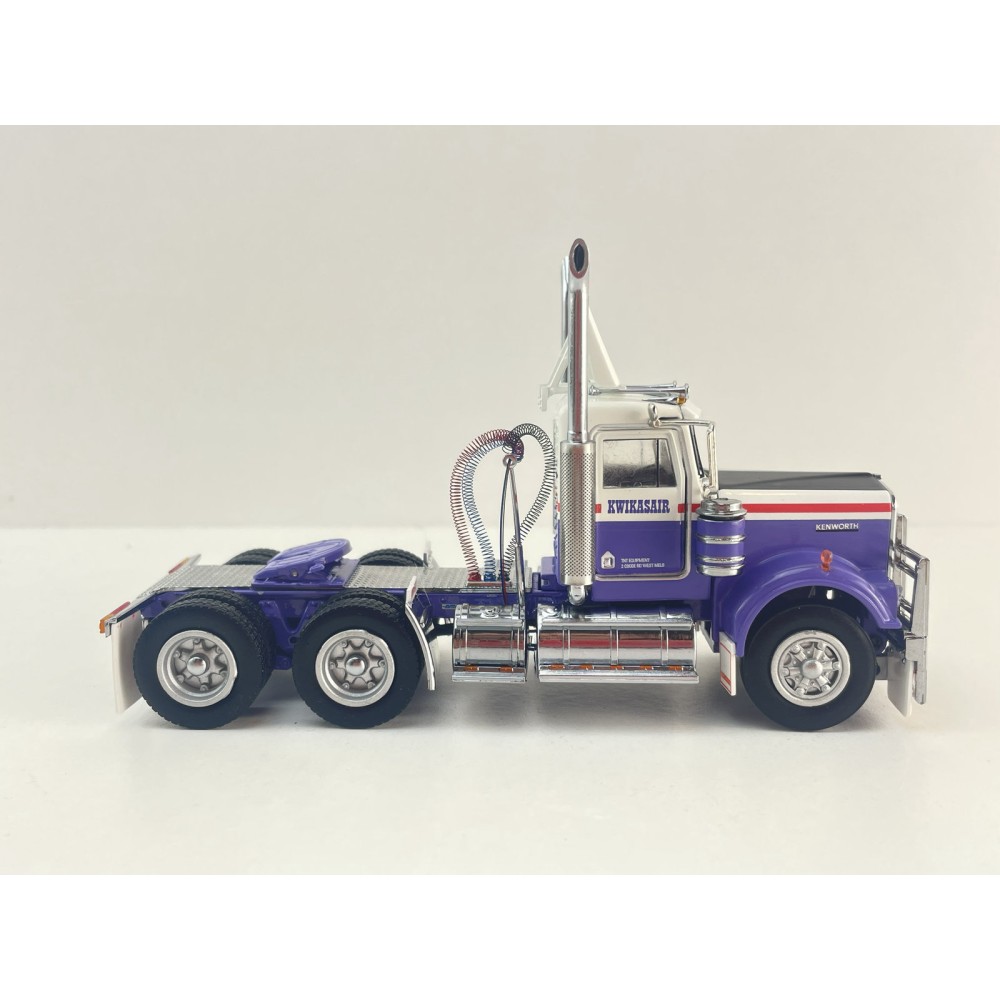 Iconic Replicas - Australian Kenworth W900 6x4 Day Cab Truck Kwikasair Transport - Scale 1:50