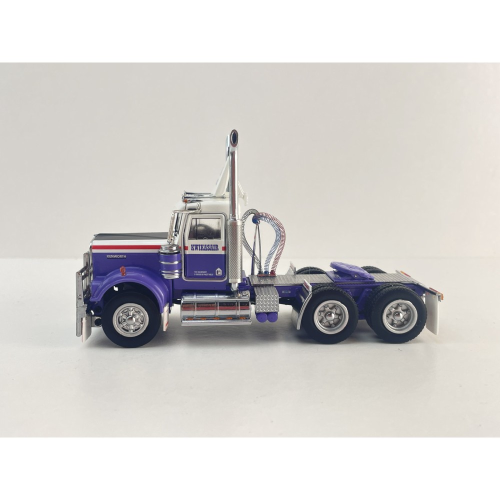 Iconic Replicas - Australian Kenworth W900 6x4 Day Cab Truck Kwikasair Transport - Scale 1:50