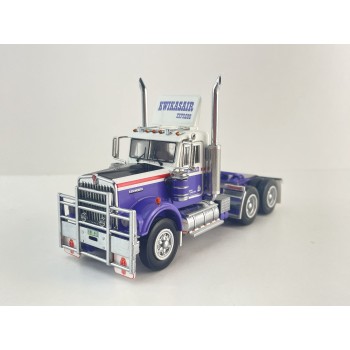 Iconic Replicas - Australian Kenworth W900 6x4 Day Cab Truck Kwikasair Transport - Scale 1:50