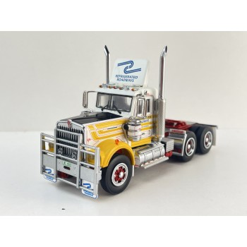 Iconic Replicas - Australian Kenworth W900 6x4 Day Cab Truck Refriderated Roadways - Scale 1:50