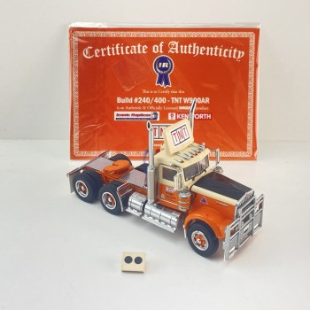 Iconic Replicas - Australian Kenworth W900 6x4 Day Cab Truck TNT Transport - Scale 1:50