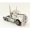 Iconic Replicas - Australian Kenworth W900 6x4 Day Cab Truck White Red - Scale 1:50