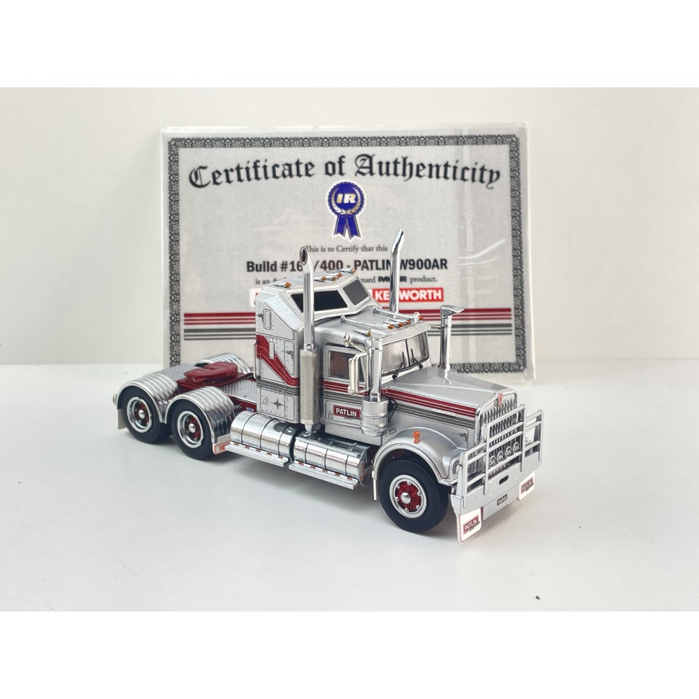 Iconic Replicas - Australian Kenworth W900 AR 6x4 Prime Mover Truck Patlin Heavy Haulage - Scale 1:50