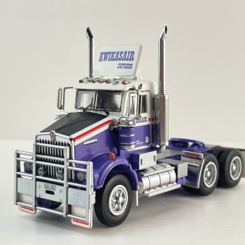 Iconic Replicas - Australian Kenworth W900 SAR 6x4 Day Cab Truck Kwikasair Transport - Scale 1:50
