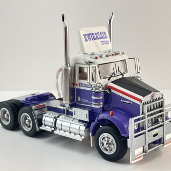 Iconic Replicas - Australian Kenworth W900 SAR 6x4 Day Cab Truck Kwikasair Transport - Scale 1:50
