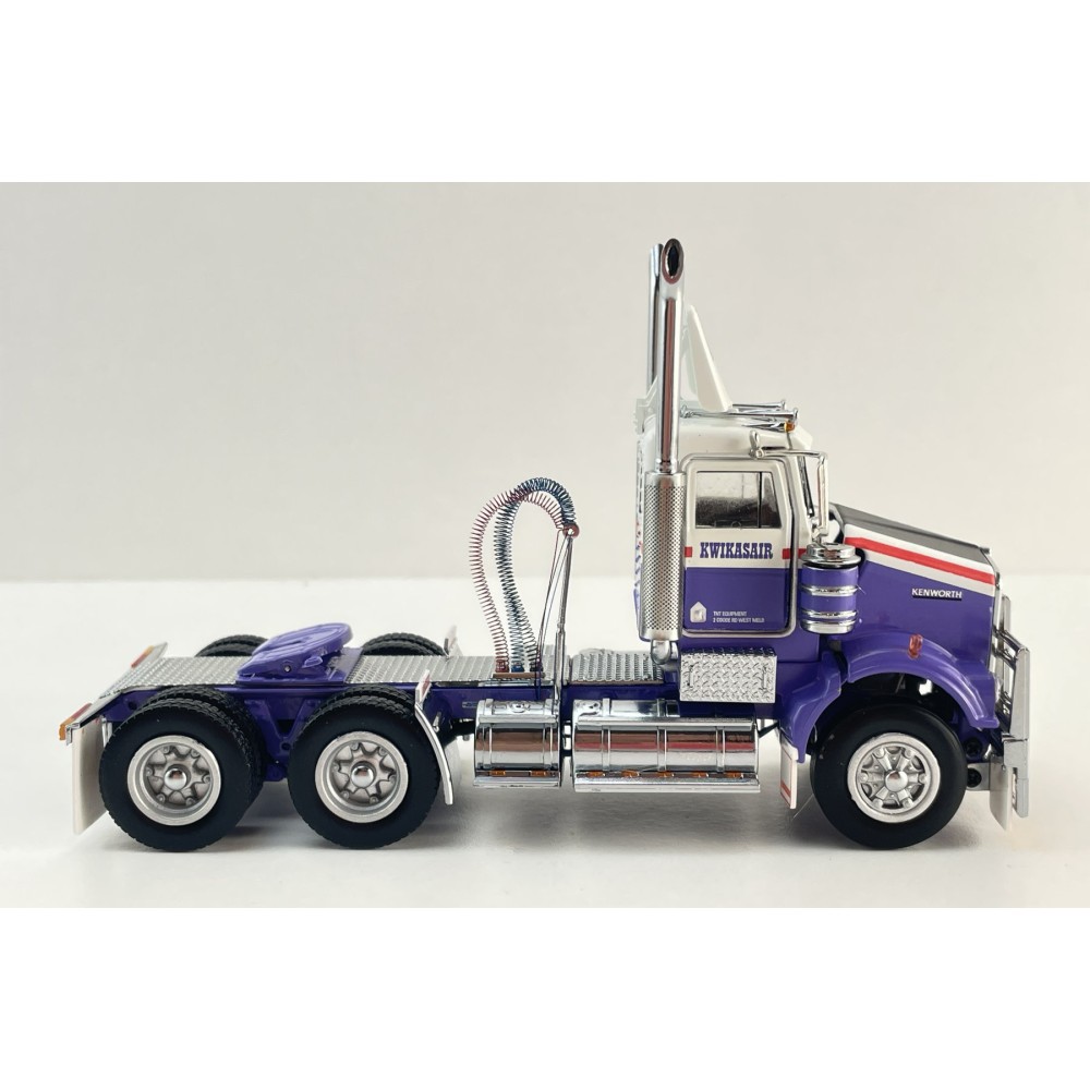 Iconic Replicas - Australian Kenworth W900 SAR 6x4 Day Cab Truck Kwikasair Transport - Scale 1:50