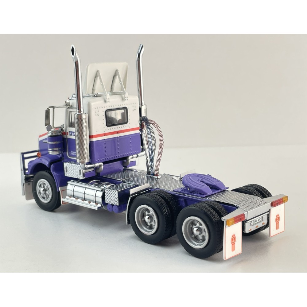 Iconic Replicas - Australian Kenworth W900 SAR 6x4 Day Cab Truck Kwikasair Transport - Scale 1:50