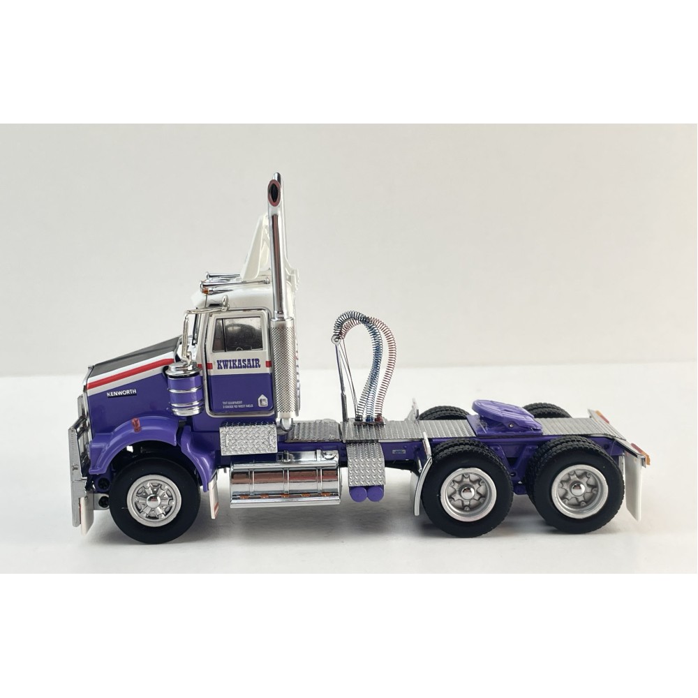 Iconic Replicas - Australian Kenworth W900 SAR 6x4 Day Cab Truck Kwikasair Transport - Scale 1:50