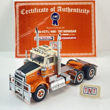 Iconic Replicas - Australian Kenworth W900 SAR 6x4 Day Cab Truck TNT Transport - Scale 1:50