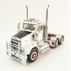 Iconic Replicas - Australian Kenworth W900 SAR 6x4 Day Cab Truck White Red - Scale 1:50