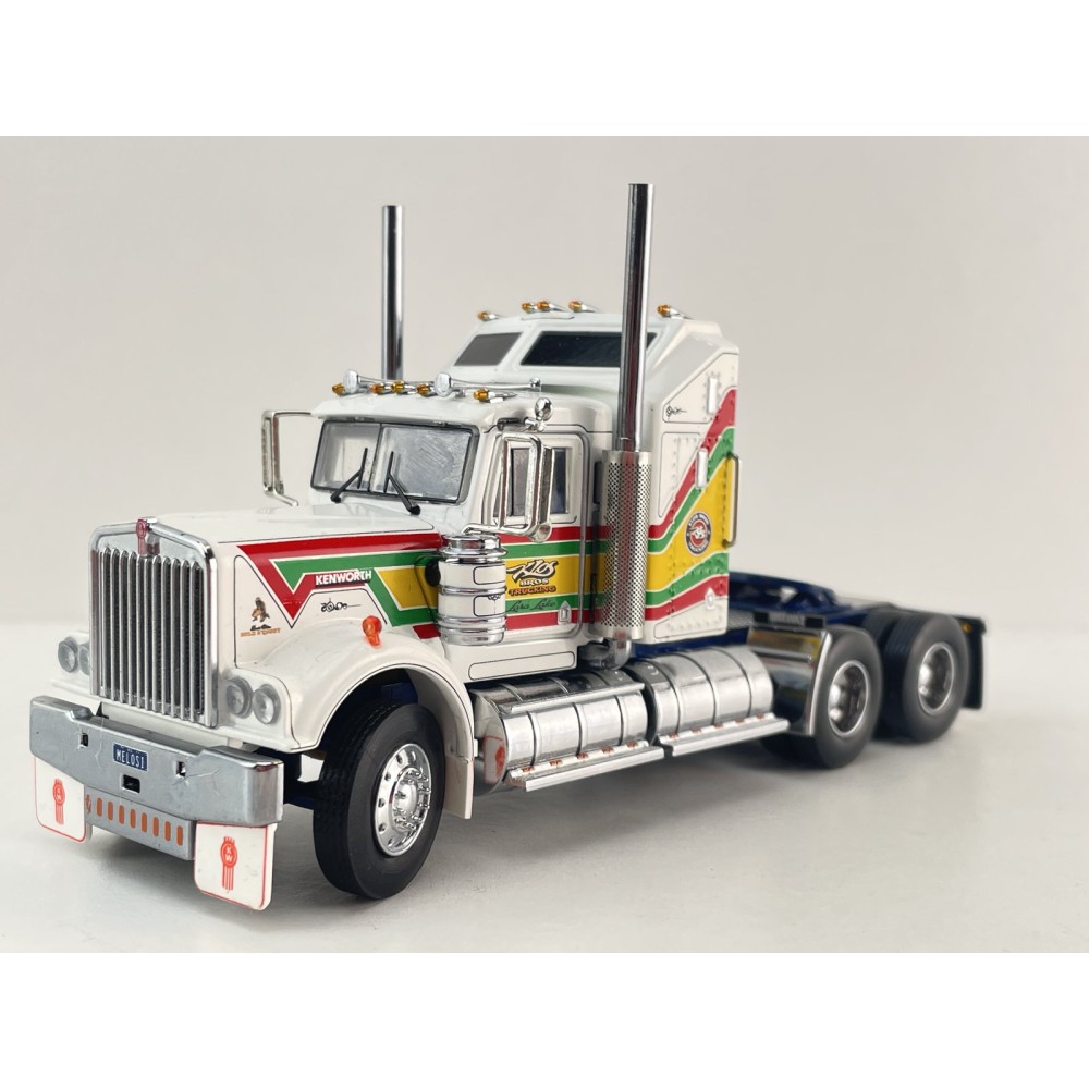 Iconic Replicas - Australian Kenworth W900LE Aerodyne 6x4 Truck MELOSI GOLD NUGGET No 3 - Scale 1:50