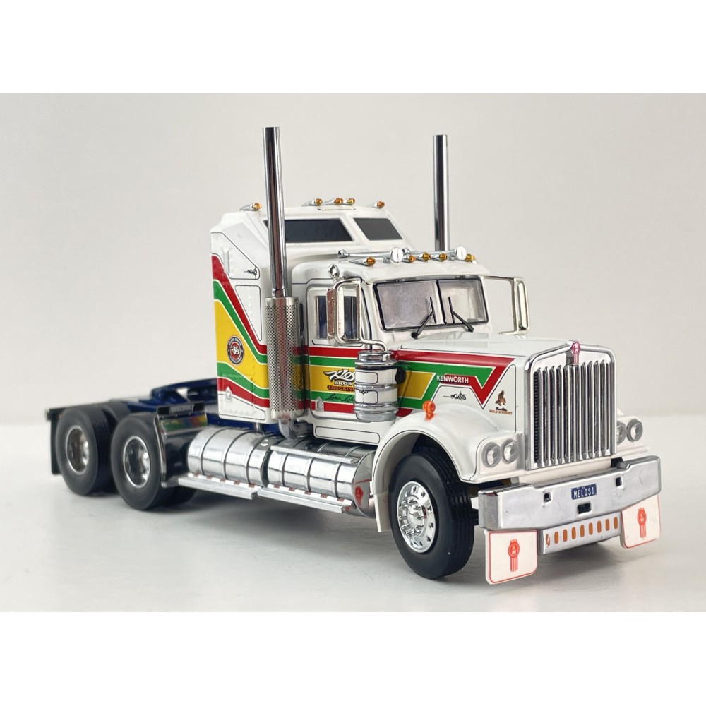 Iconic Replicas - Australian Kenworth W900LE Aerodyne 6x4 Truck MELOSI GOLD NUGGET No 3 - Scale 1:50