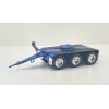 Iconic Replicas - Custom Transport Equipment CTE Tri-Axle Road Train Dolly Blue - Scale 1:50