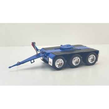 Iconic Replicas - Custom Transport Equipment CTE Tri-Axle Road Train Dolly Blue - Scale 1:50