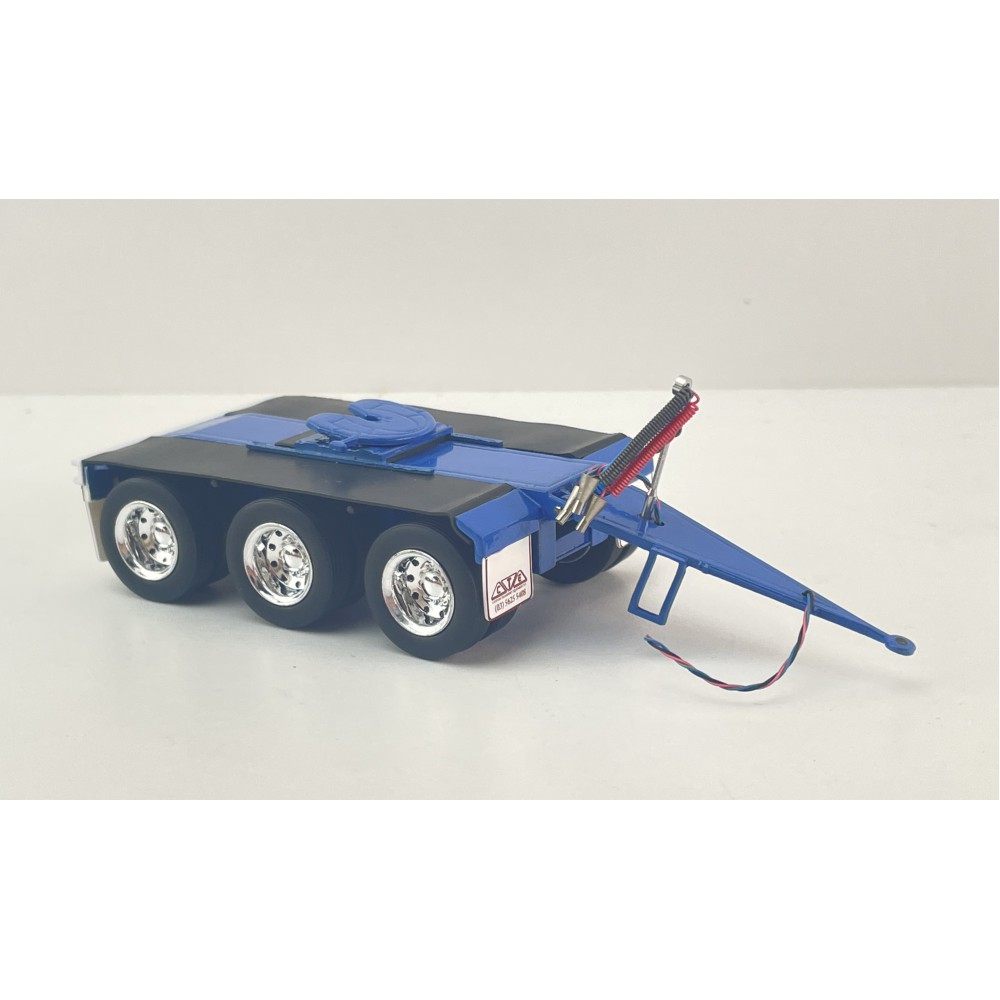 Iconic Replicas - Custom Transport Equipment CTE Tri-Axle Road Train Dolly Blue - Scale 1:50