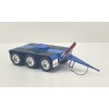 Iconic Replicas - Custom Transport Equipment CTE Tri-Axle Road Train Dolly Blue - Scale 1:50