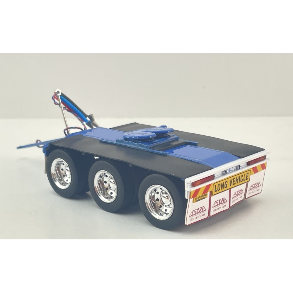 Iconic Replicas - Custom Transport Equipment CTE Tri-Axle Road Train Dolly Blue - Scale 1:50