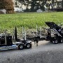 Iconic Replicas - Kennedy Rigid A Trailer with Folding Skel B Trailer - Black - Scale 1:50 PRE-ORDER