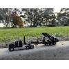 Iconic Replicas - Kennedy Rigid A Trailer with Folding Skel B Trailer - Black - Scale 1:50 PRE-ORDER