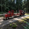 Iconic Replicas - Kennedy Rigid A Trailer with Folding Skel B Trailer - Rosso Red - Scale 1:50 PRE-ORDER
