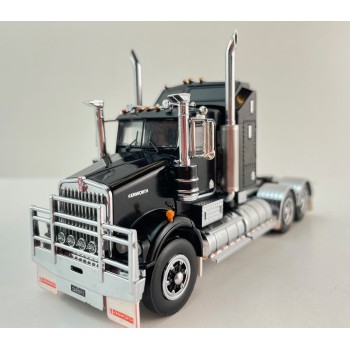 Iconic Replicas - Kenworth W900 SAR Aerodyne 6x4 Prime Mover Truck Black Spider Wheels - Scale 1:50